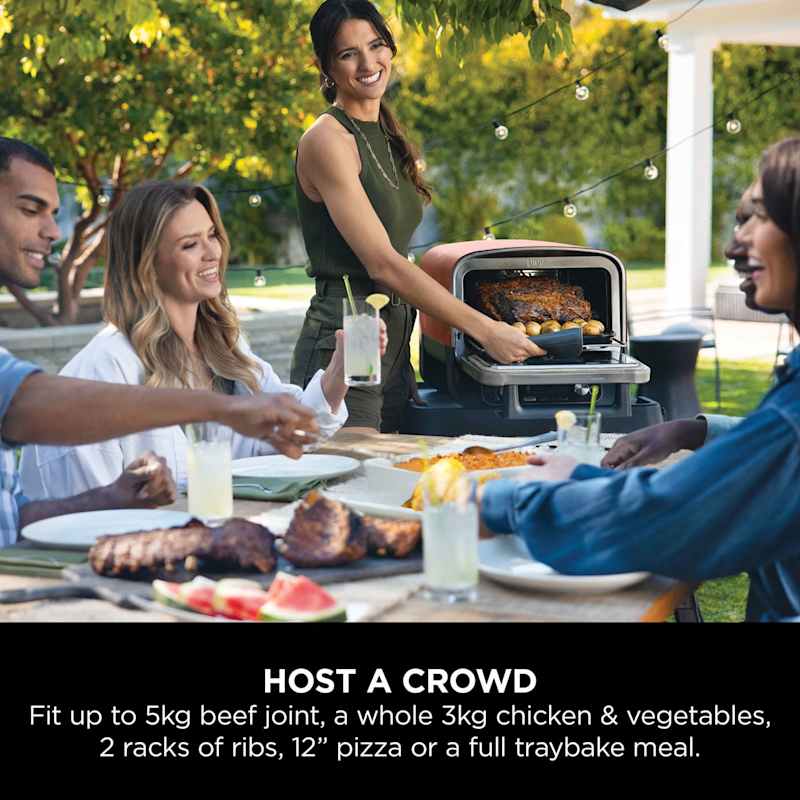 Ninja Woodfire Electric Outdoor Oven, Artisan Pizza Maker and BBQ Smoker