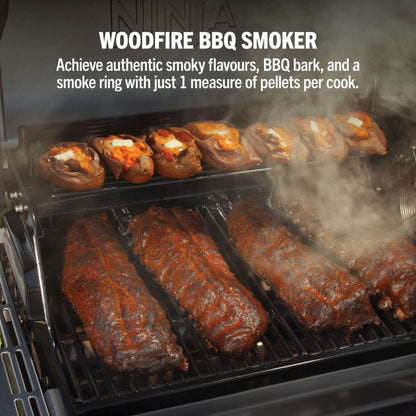 Ninja FlexFlame ProConnect Gas BBQ & Outdoor Cooking System Ultimate 5-in-1 Bundle - Black & Stainless Steel