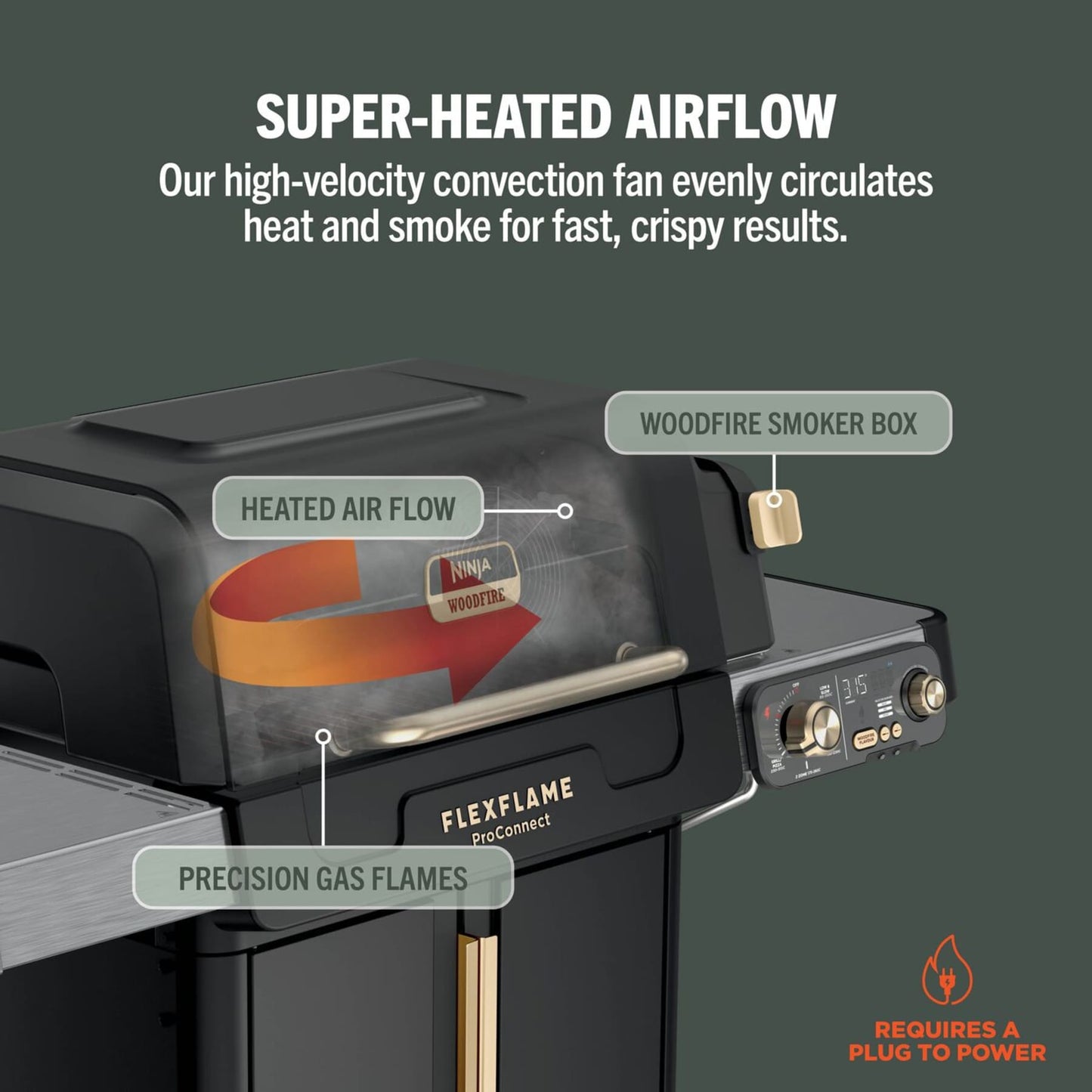 Ninja FlexFlame ProConnect Gas BBQ & Outdoor Cooking System Ultimate 5-in-1 Bundle - Black & Stainless Steel