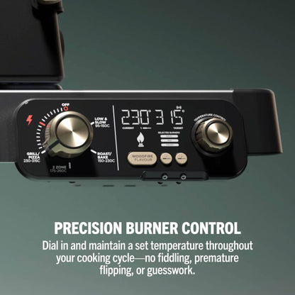 Ninja FlexFlame ProConnect Gas BBQ & Outdoor Cooking System Ultimate 5-in-1 Bundle - Black & Stainless Steel